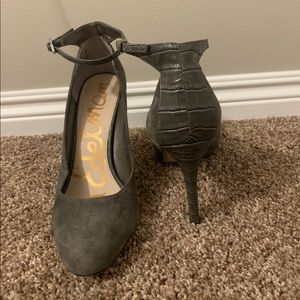 Gray Sam Edelman Heels Size 10